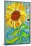 Grow Sunflower-null-Mounted Art Print