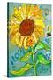 Grow Sunflower-null-Stretched Canvas