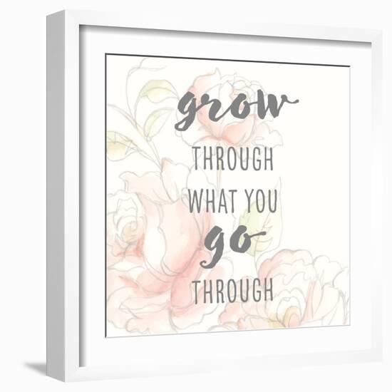 Grow Through I-Studio W-Framed Art Print