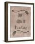 Grow Up-Erin Clark-Framed Premium Giclee Print