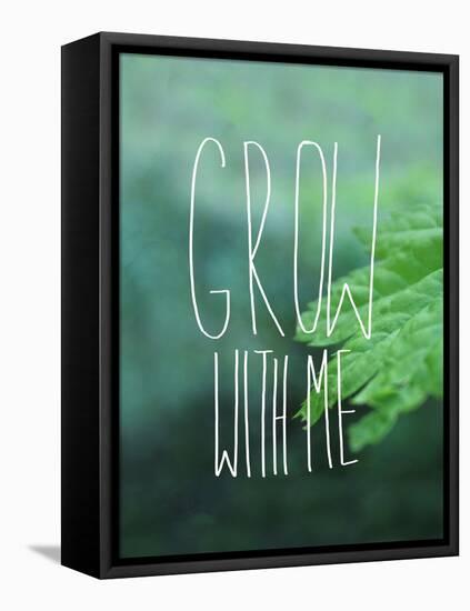 Grow with Me-Leah Flores-Framed Stretched Canvas