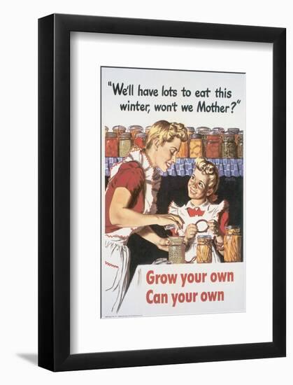 Grow Your Own Can Your Own-Al Parker-Framed Premium Giclee Print