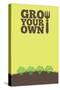 Grow Your Own Poster Broccoli-naffarts-Stretched Canvas