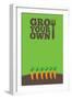 Grow Your Own Poster Carrots-naffarts-Framed Art Print