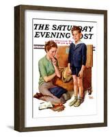 "Growing Boy," Saturday Evening Post Cover, September 16, 1939-Frances Tipton Hunter-Framed Giclee Print