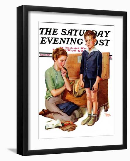 "Growing Boy," Saturday Evening Post Cover, September 16, 1939-Frances Tipton Hunter-Framed Giclee Print
