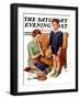 "Growing Boy," Saturday Evening Post Cover, September 16, 1939-Frances Tipton Hunter-Framed Giclee Print