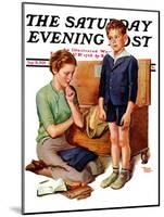 "Growing Boy," Saturday Evening Post Cover, September 16, 1939-Frances Tipton Hunter-Mounted Premium Giclee Print