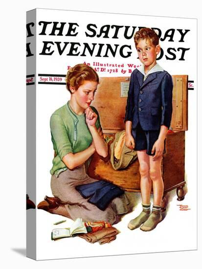 "Growing Boy," Saturday Evening Post Cover, September 16, 1939-Frances Tipton Hunter-Stretched Canvas