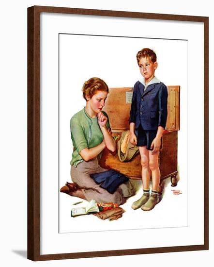 "Growing Boy,"September 16, 1939-Frances Tipton Hunter-Framed Giclee Print