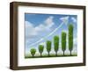 Growing Business Success-digitalista-Framed Art Print