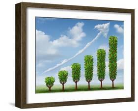 Growing Business Success-digitalista-Framed Art Print