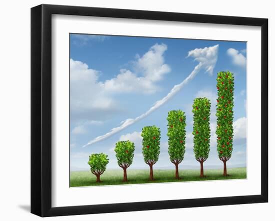 Growing Business Success-digitalista-Framed Art Print