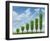 Growing Business Success-digitalista-Framed Art Print