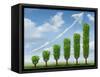 Growing Business Success-digitalista-Framed Stretched Canvas