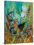 Growing Garden-Robin Maria-Stretched Canvas