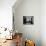 Growling Lion in a Living Room-null-Mounted Photo displayed on a wall