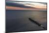 Groyne at the Weststrand on the Darss Peninsula. West-Pomerania Lagoon Area-Martin Zwick-Mounted Photographic Print