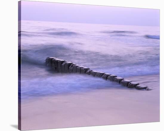 Groyne, Sylt, Schleswig-Holstein, Germany-null-Stretched Canvas