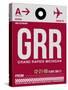 GRR Grand Rapids Luggage Tag II-NaxArt-Stretched Canvas
