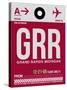 GRR Grand Rapids Luggage Tag II-NaxArt-Stretched Canvas