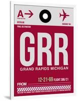 GRR Grand Rapids Luggage Tag II-NaxArt-Framed Art Print