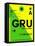 GRU Sao Paulo Luggage Tag I-NaxArt-Framed Stretched Canvas