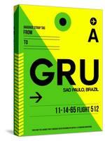 GRU Sao Paulo Luggage Tag I-NaxArt-Stretched Canvas