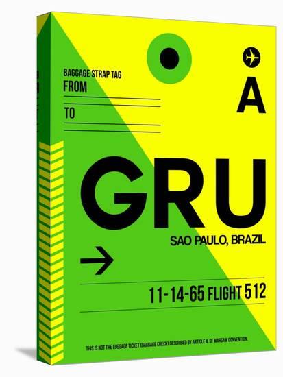 GRU Sao Paulo Luggage Tag I-NaxArt-Stretched Canvas