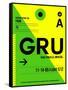 GRU Sao Paulo Luggage Tag I-NaxArt-Framed Stretched Canvas