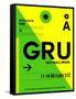 GRU Sao Paulo Luggage Tag I-NaxArt-Framed Stretched Canvas