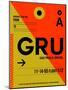 GRU Sao Paulo Luggage Tag II-NaxArt-Mounted Art Print