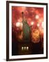 Grucci Fireworks Light the Sky Over the Statue of Liberty-null-Framed Photographic Print