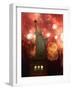 Grucci Fireworks Light the Sky Over the Statue of Liberty-null-Framed Photographic Print