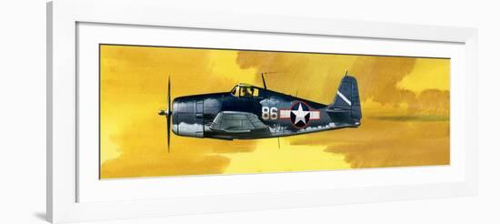 Grumman F6F-3 Hellcat-Wilf Hardy-Framed Giclee Print