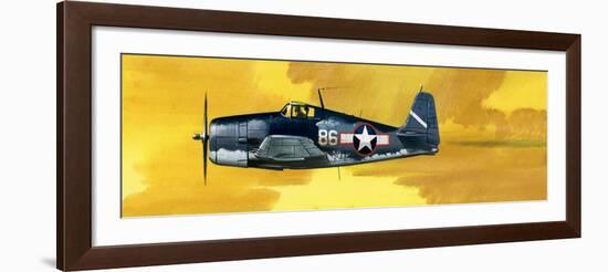 Grumman F6F-3 Hellcat-Wilf Hardy-Framed Giclee Print