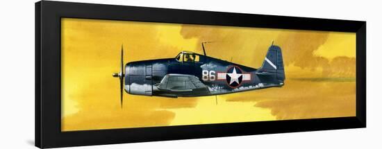 Grumman F6F-3 Hellcat-Wilf Hardy-Framed Giclee Print