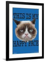 GRUMPY CAT - FACE-null-Framed Poster