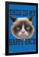 GRUMPY CAT - FACE-null-Framed Poster