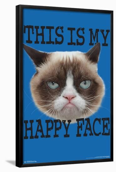 Grumpy Cat - Face-Trends International-Framed Poster