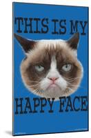 Grumpy Cat - Face-Trends International-Mounted Poster