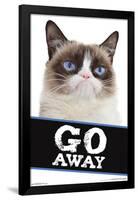 Grumpy Cat - Go Away-Trends International-Framed Poster