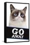 Grumpy Cat - Go Away-Trends International-Framed Stretched Canvas