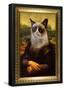 Grumpy Cat Mona Lisa-null-Framed Poster