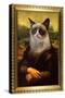 Grumpy Cat Mona Lisa-null-Stretched Canvas