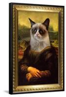 Grumpy Cat Mona Lisa-null-Framed Standard Poster