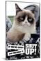 Grumpy Cat - Shut Up-Trends International-Mounted Poster