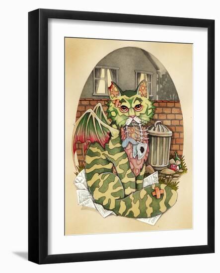 Grumpy Guss-Linda Ravenscroft-Framed Giclee Print