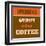 Grumpy Without Coffee 1-Lorand Okos-Framed Art Print