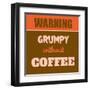 Grumpy Without Coffee 1-Lorand Okos-Framed Art Print